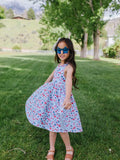 Sofia Dress in Blue Celebration
