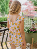 Macie Romper in Lemonade