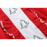 Red Ruffle Christmas Tree Dress