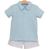 Cottontail Solid Polo Short Set