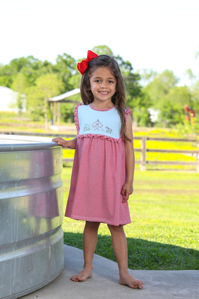 Farm Embroidery Dress