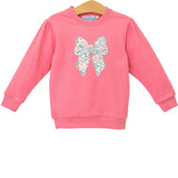 French Terry Pullover- Bow