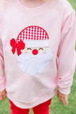 Light Pink French Terry Santa Pullover