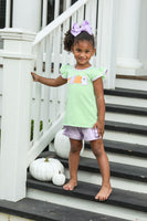 Halloween Ruffle Short Set