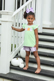 Halloween Ruffle Short Set