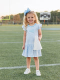Light Blue Megaphone Dress