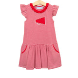 Red Megaphone Dress