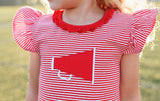 Red Megaphone Dress