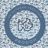 Pro Performance Hoodie in Blue Break Point Camo with PRODOH Logo