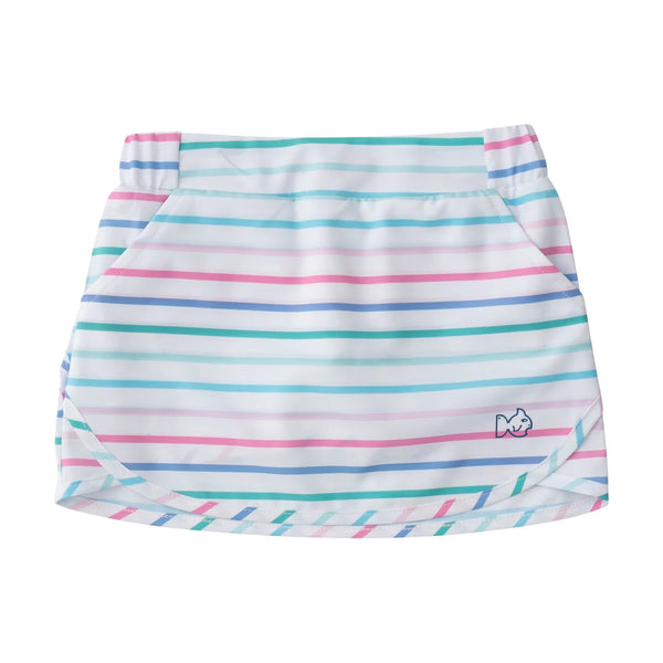 Carolina Catch Skort in Fuchsia Pink Stripe