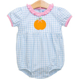 Pumpkin SS Ruffle Bubble