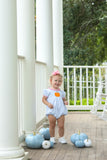 Pumpkin SS Ruffle Bubble