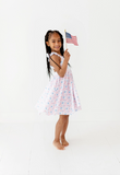 Rosita Dress in Patriotic Flags