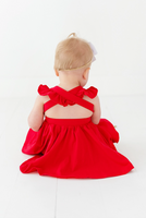 Rosita Dress in Scarlet