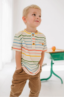 Alex Tee in Primary Stripe