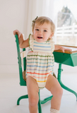 Amelia Romper in Primary Stripe