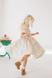 Classic Twirl in Primary Stripe