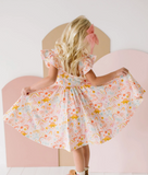 Olivia Twirl Dress in Dreamy Dino