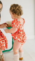 Puff Romper in Apple | Baby Bubble