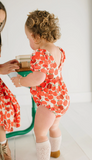 Puff Romper in Apple | Baby Bubble