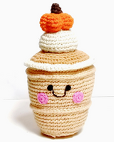 Pretend Play Food Rattle - Pumpkin Spice Latte