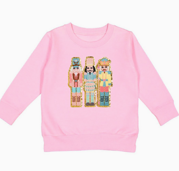 Nutcracker Patch Christmas Sweatshirt