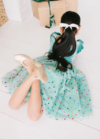 Diana Dress in Minty Confetti