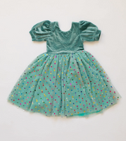 Diana Dress in Minty Confetti