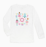 Nutcracker Doodle Christmas Long Sleeve Shirt