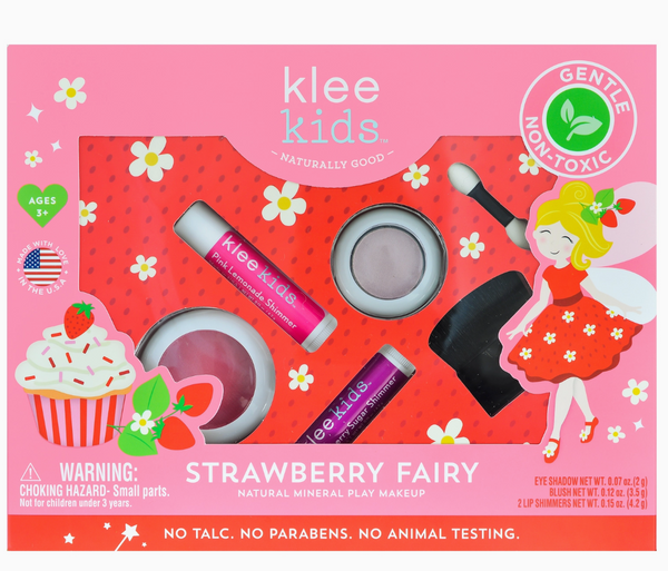 Strawberry Fairy - Klee Kids Natural Play Makeup 4-PC Kit