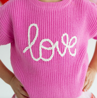 Love Valentine's Day Knit Sweater