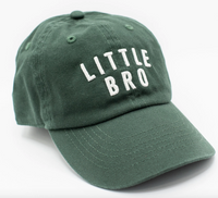 Hunter Green Little Bro Hat 1Y-4Y