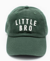 Hunter Green Little Bro Hat 1Y-4Y