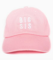 Light Pink Big Sis Hat 1Y-4Y