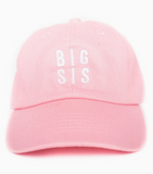 Light Pink Big Sis Hat 1Y-4Y