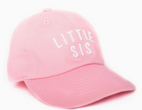 Light Pink Little Sis Hat 1Y-4Y