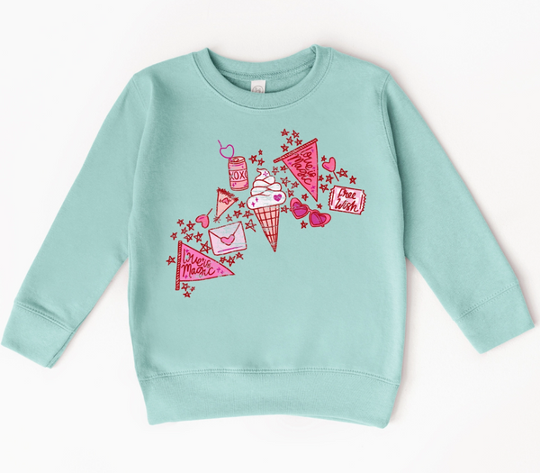 Love Is Magic Kids Sweatshirt