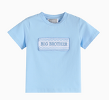 Light Blue Big Brother Smocked Shirt and Shorts Set