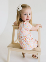 Rosie Romper in Bunny Field