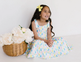 Valerie Dress in Marshmallow Bunny