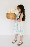 Valerie Dress in Marshmallow Bunny