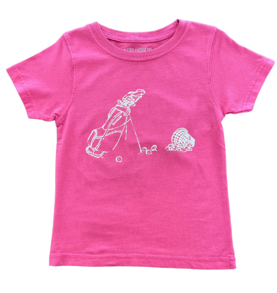 SS Pink Golf Bag T-Shirt