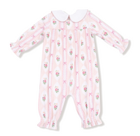 Smocked Long Sleeve Romper