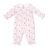Smocked Long Sleeve Romper