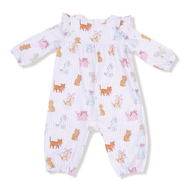 Fancy Pets Ruffle Sleeve Romper