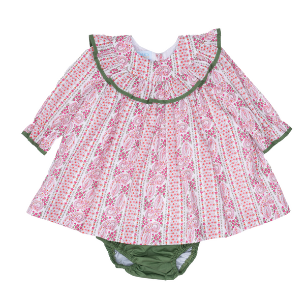 Layla Diaper Set-Briarwood Paisley