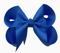 4 Inch Solid Grosgrain Bow