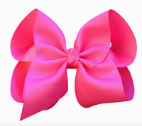 5 Inch Solid Grosgrain Bow