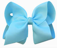 5 Inch Solid Grosgrain Bow