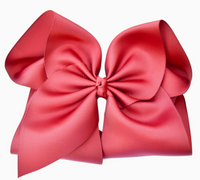 Solid Grosgrain Bow On Nylon Headband